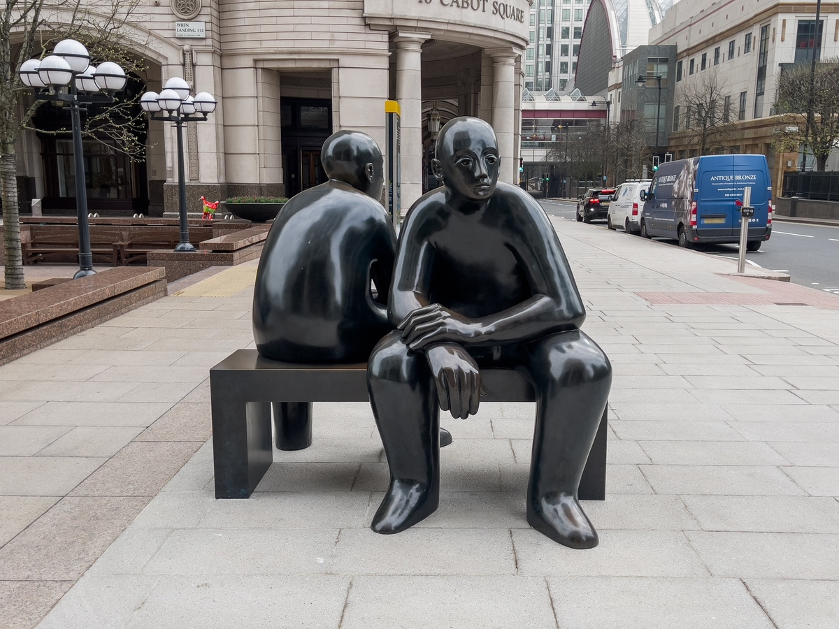 Two Men on a Bench