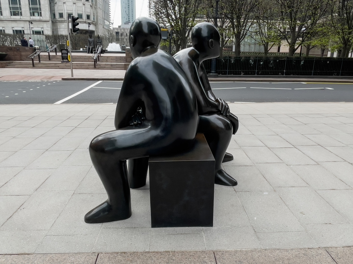 Two Men on a Bench