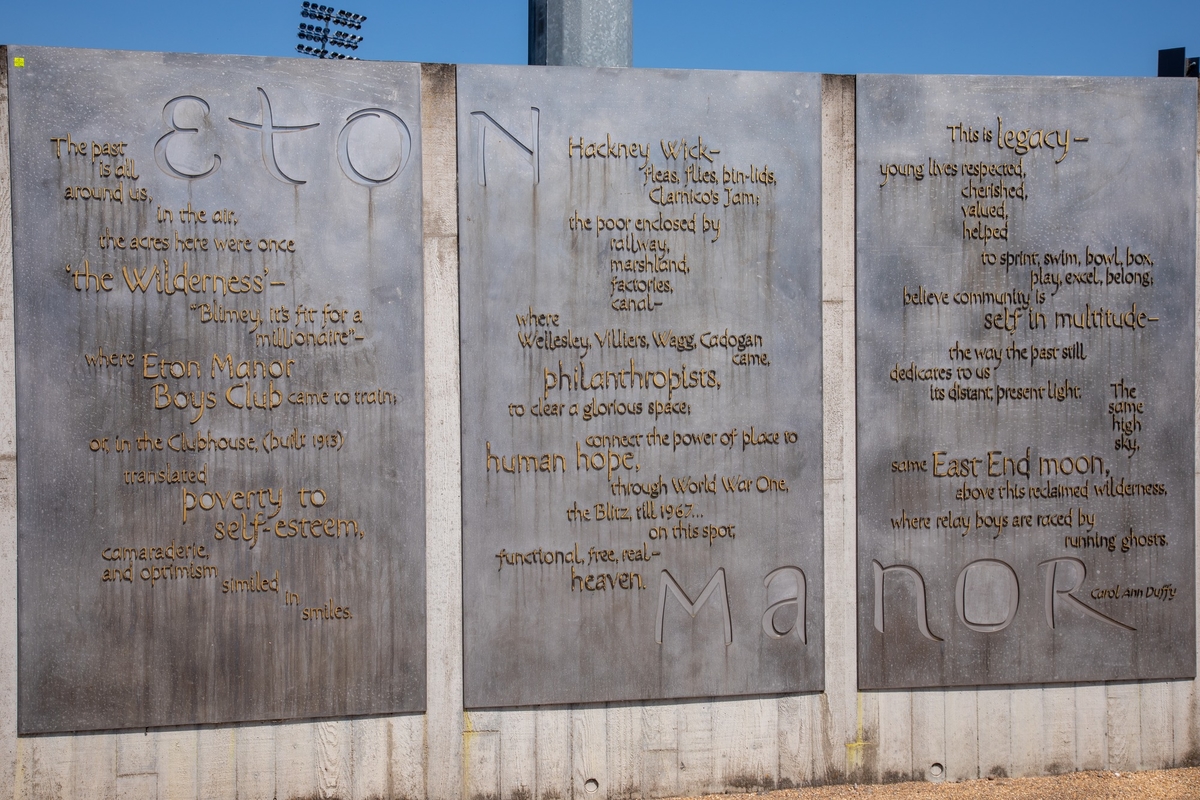 Eton Manor Panels