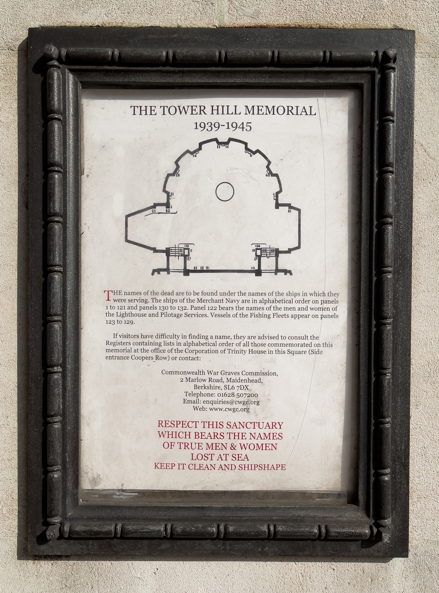 Tower Hill Memorial: Second World War Extension