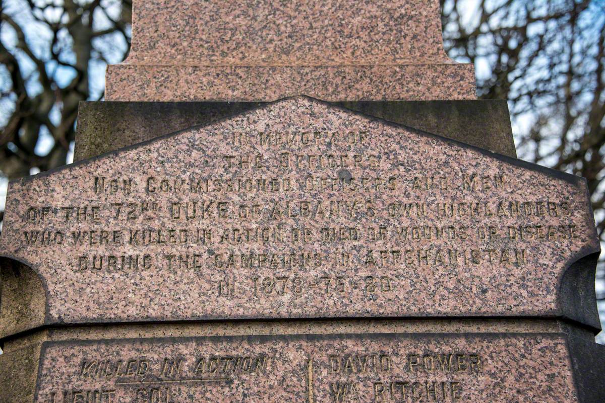 72nd Highlanders Memorial