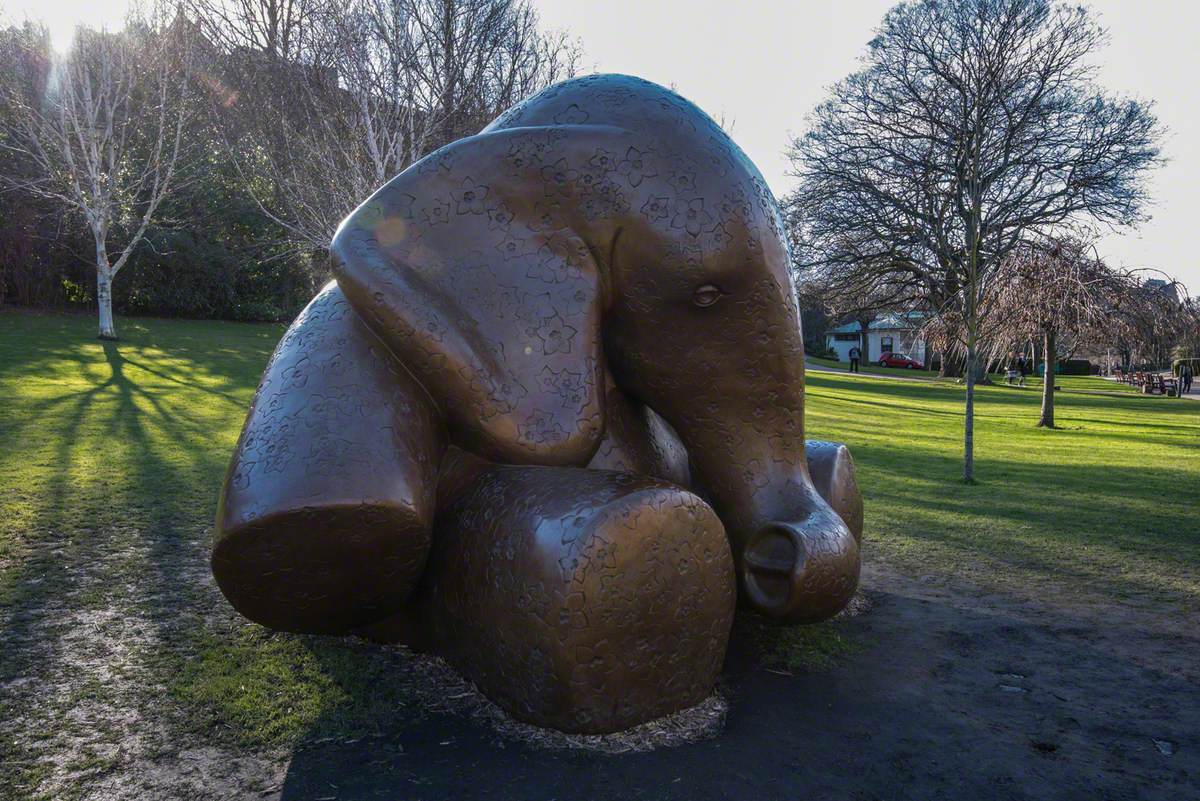 Lulla-Bye (Elephant Sculpture)