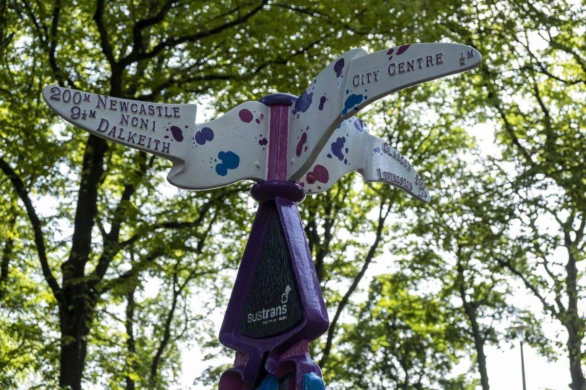 Sustrans Waymarker