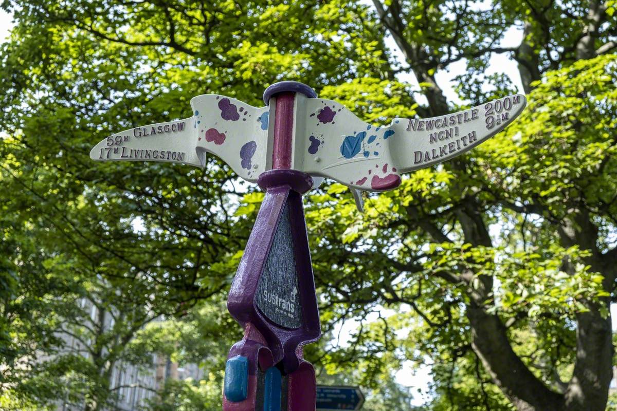 Sustrans Waymarker