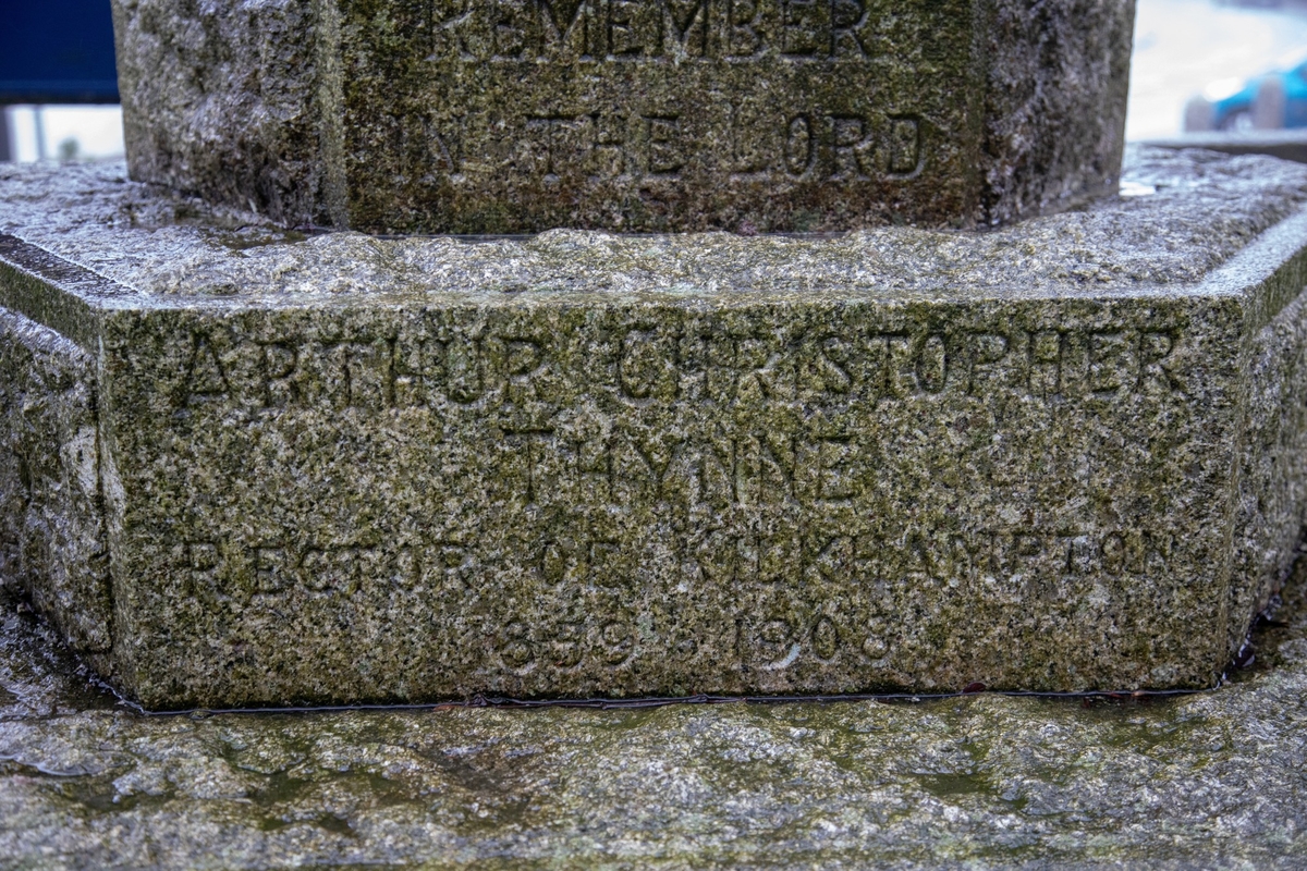 Memorial to Arthur Christopher Thynne (1859–1908), Rector of Kilkhampton