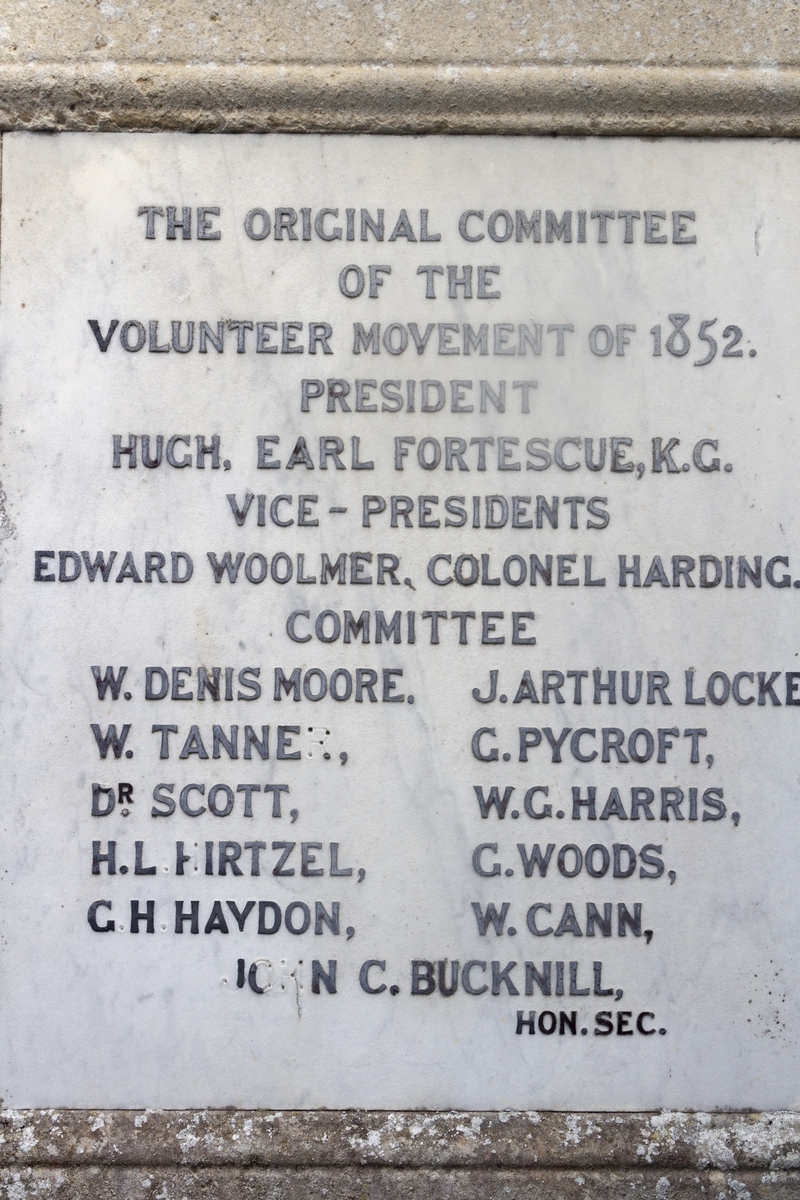 The Devonshire Volunteers' Memorial