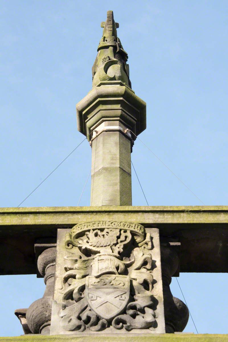 Unicorn and Associated Decorative Carving