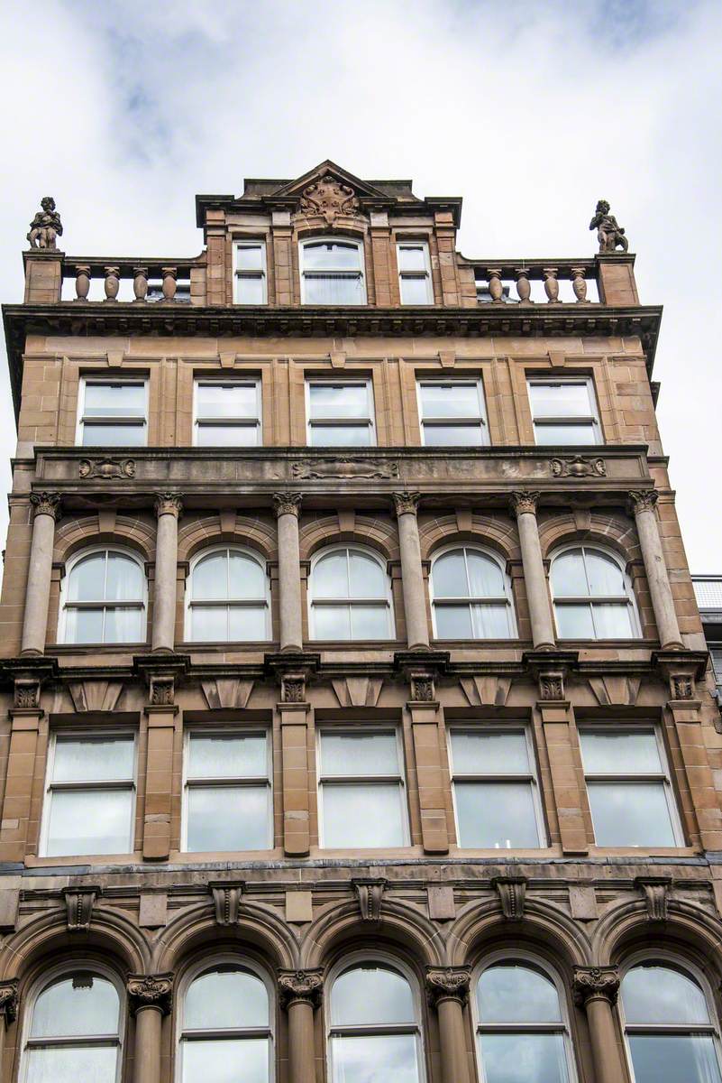 Statues of Youths and Associated Carving