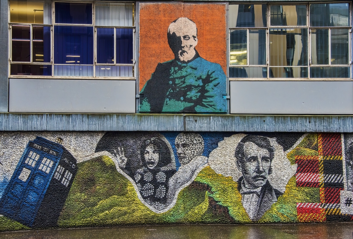 Strathclyde University Wonderwall Mural