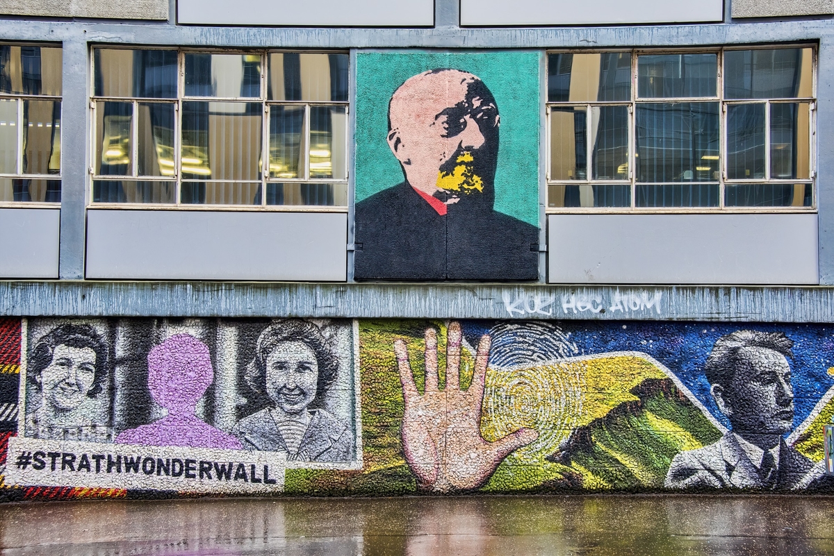 Strathclyde University Wonderwall Mural