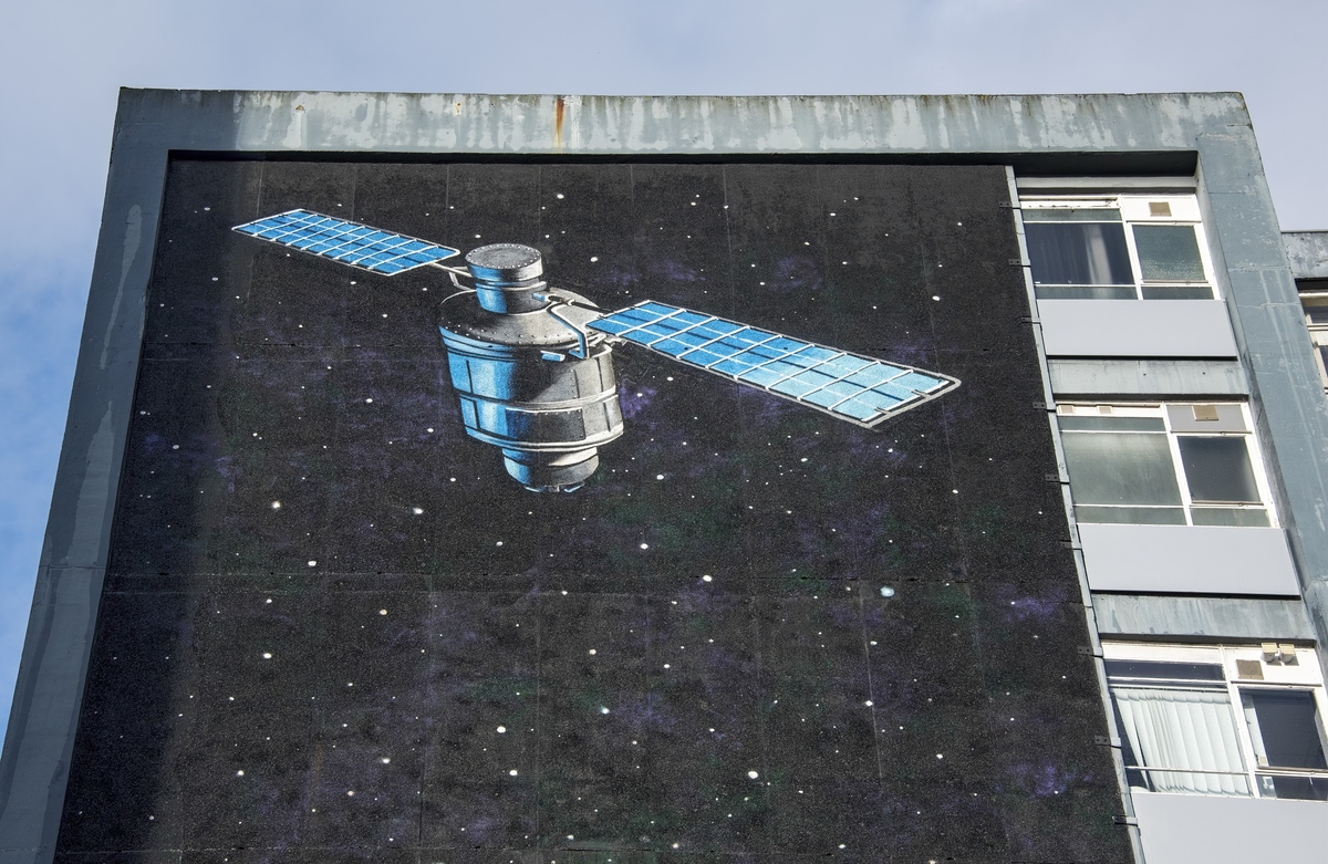 Strathclyde University Wonderwall Mural