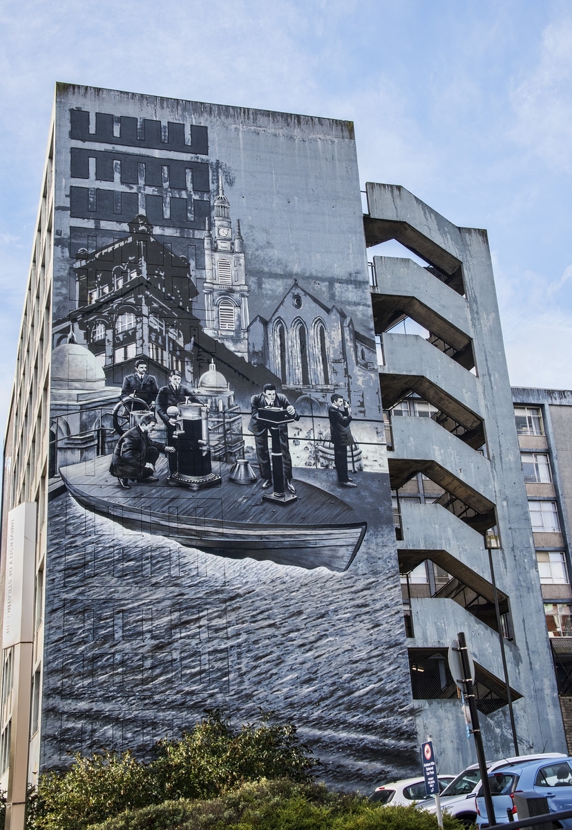 Strathclyde University Wonderwall Mural