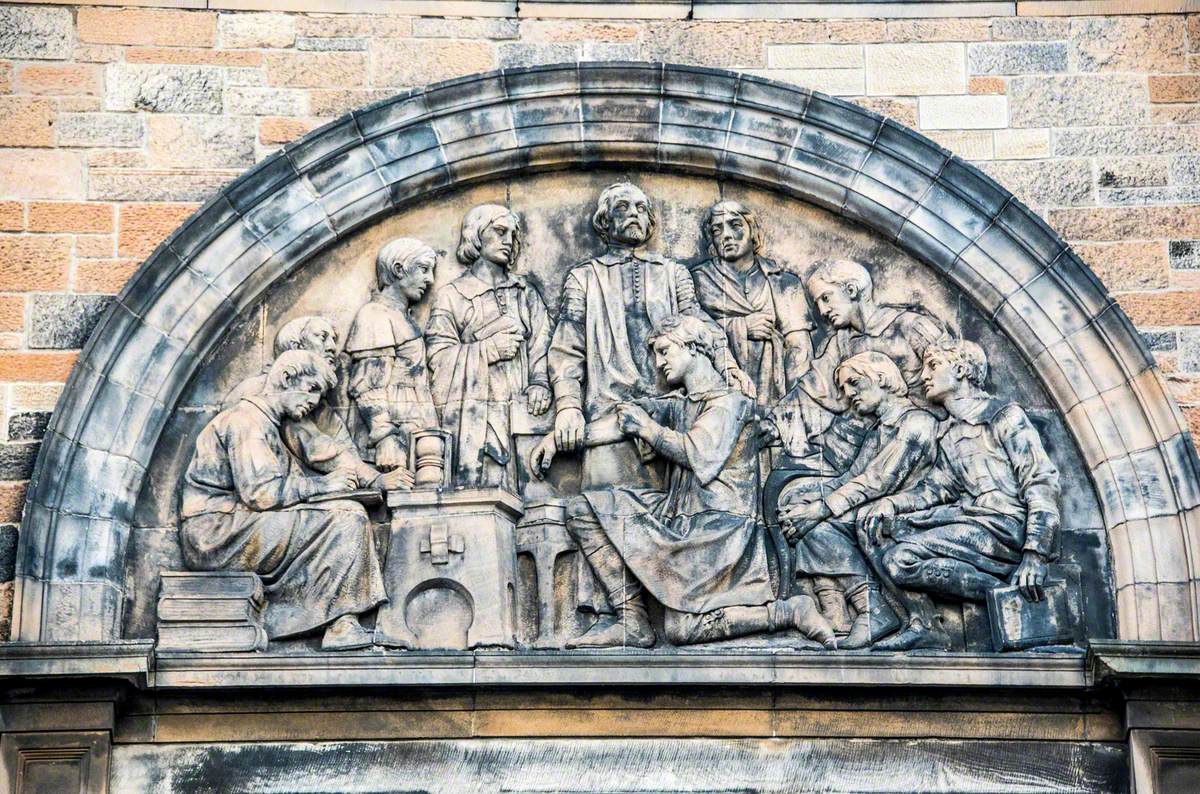 Narrative Tympanum Relief