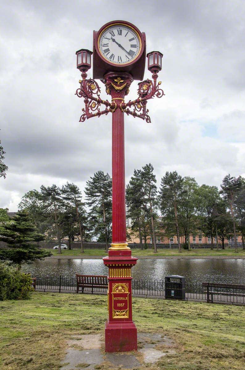 Lampost Clock/Oswald Clock Tower Art UK