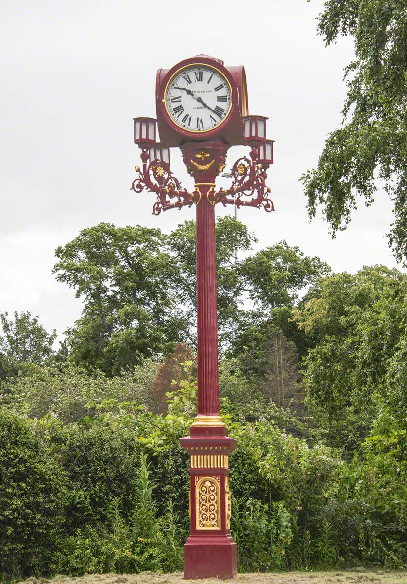 Lampost Clock/Oswald Clock Tower Art UK