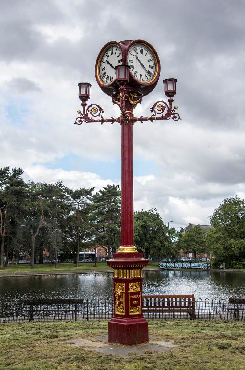 Lampost Clock/Oswald Clock Tower Art UK