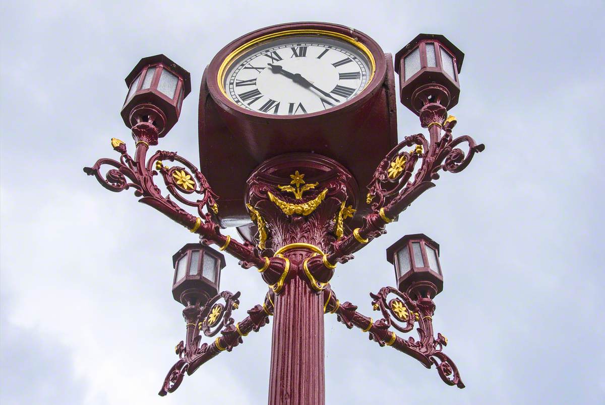 Lampost Clock/Oswald Clock Tower Art UK