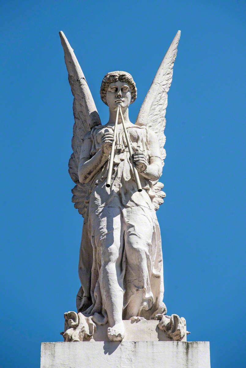 Two Caryatids and Figure of Harmony