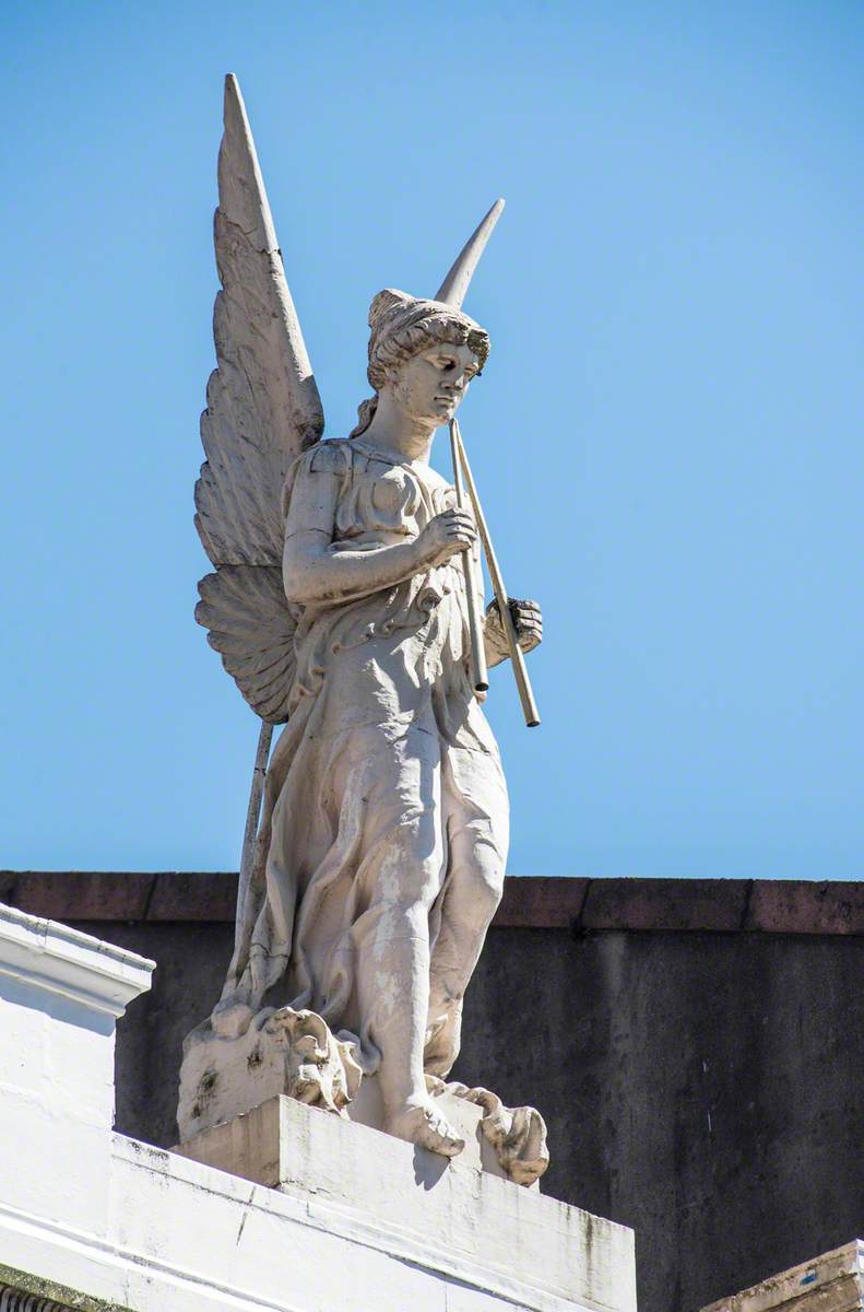 Two Caryatids and Figure of Harmony