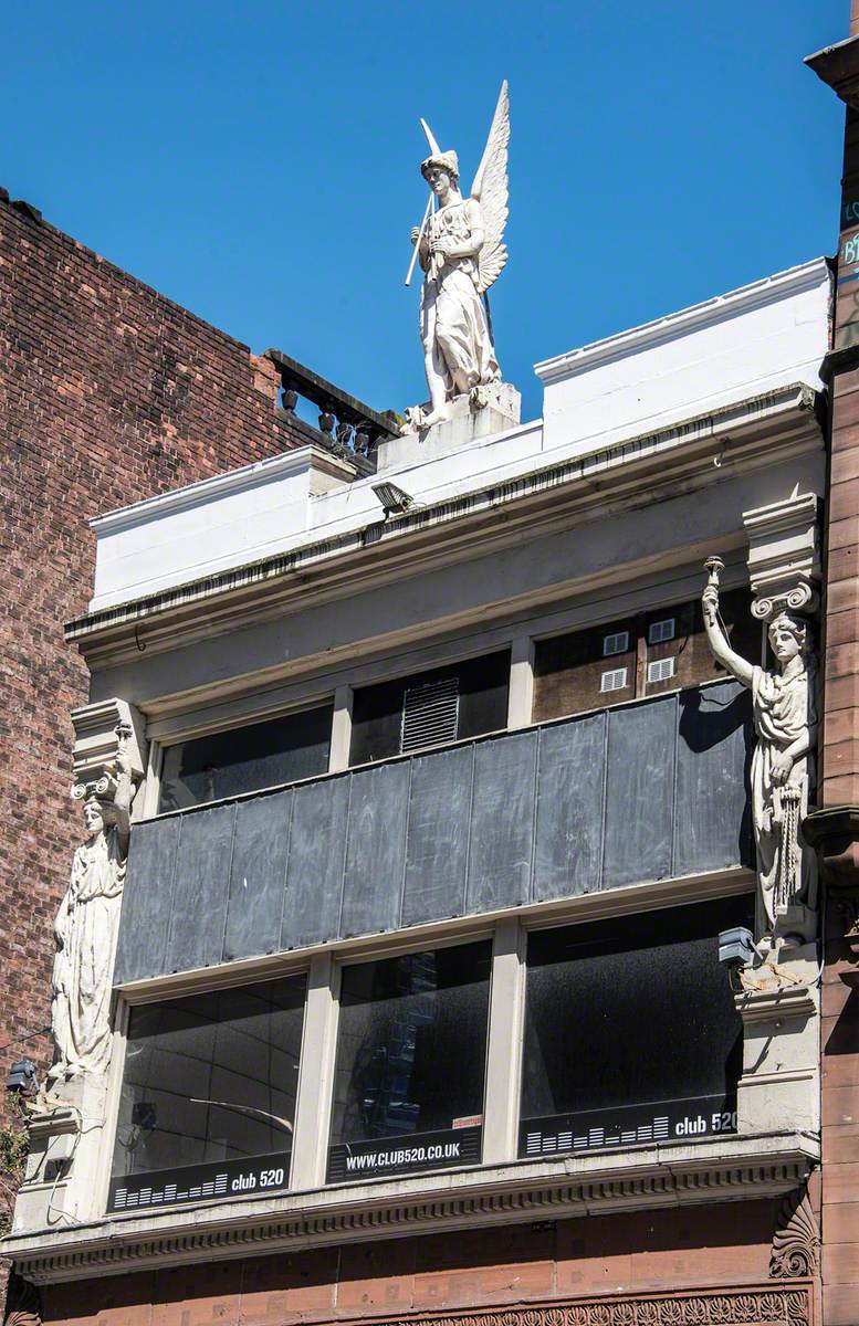 Two Caryatids and Figure of Harmony