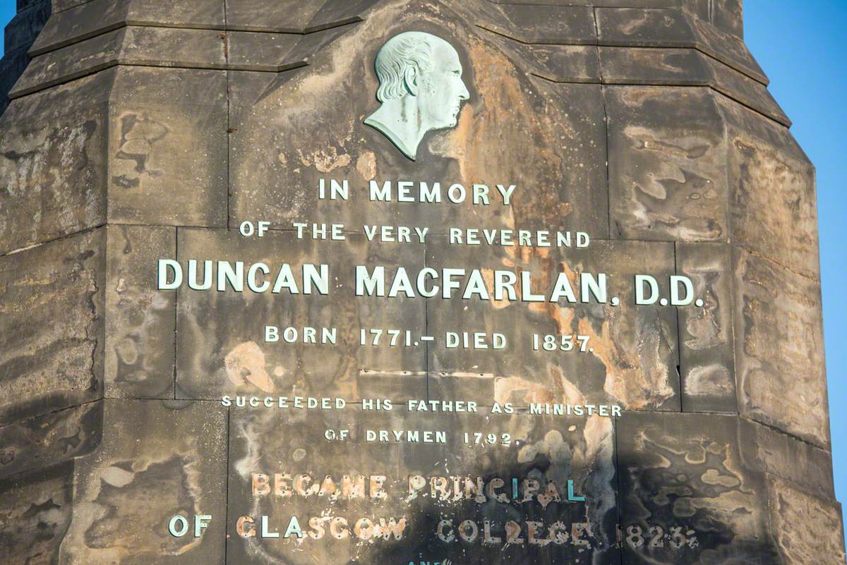 Memorial to Duncan Macfarlan (1771–1857)