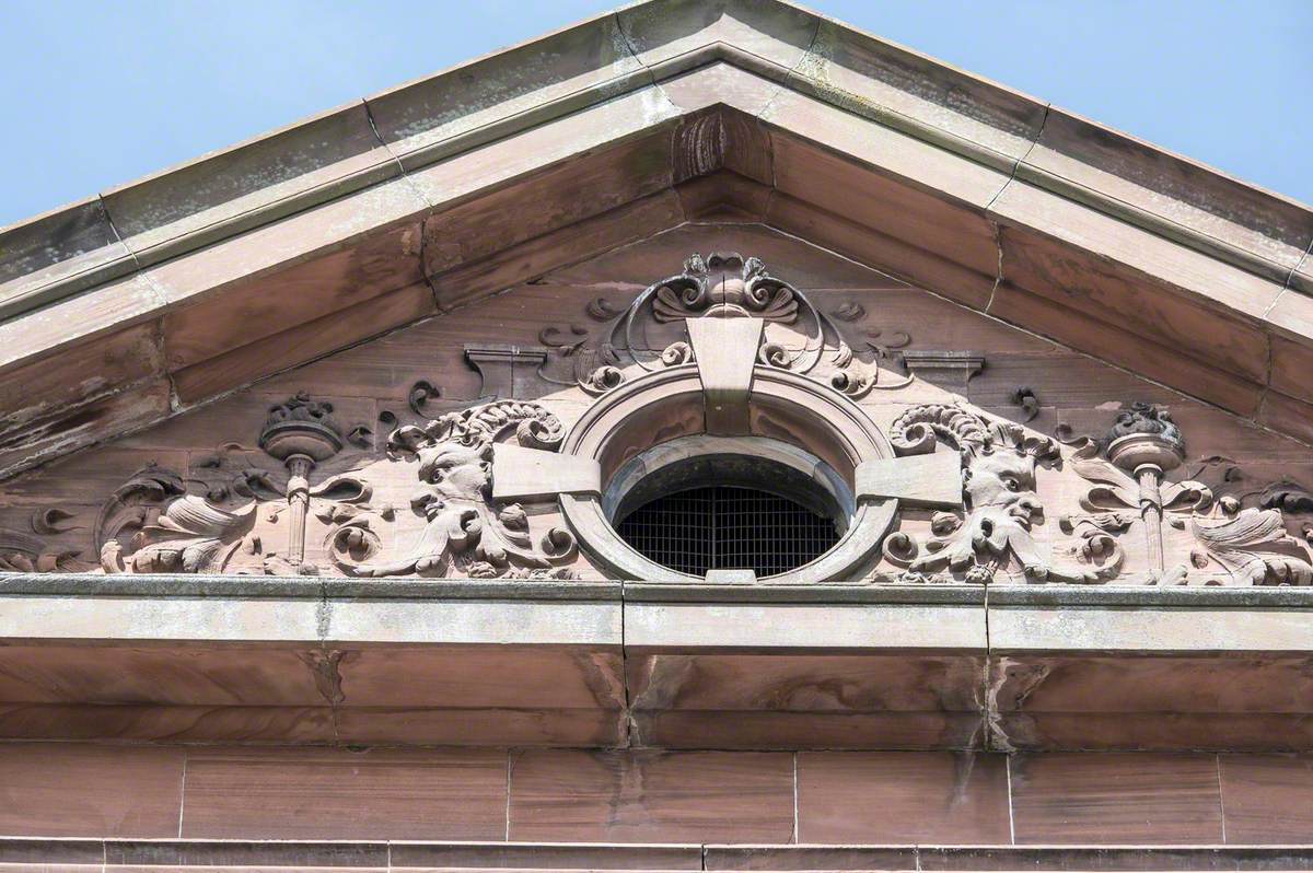 Former Govan Town Hall – Portrait Roundels, Keystone, Procession of Putti and Decorative Carving