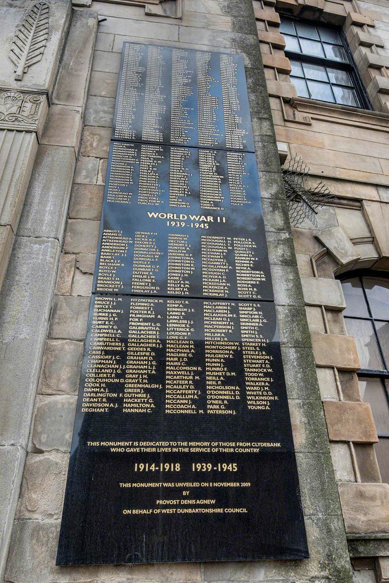 Clydebank War Memorial Art UK