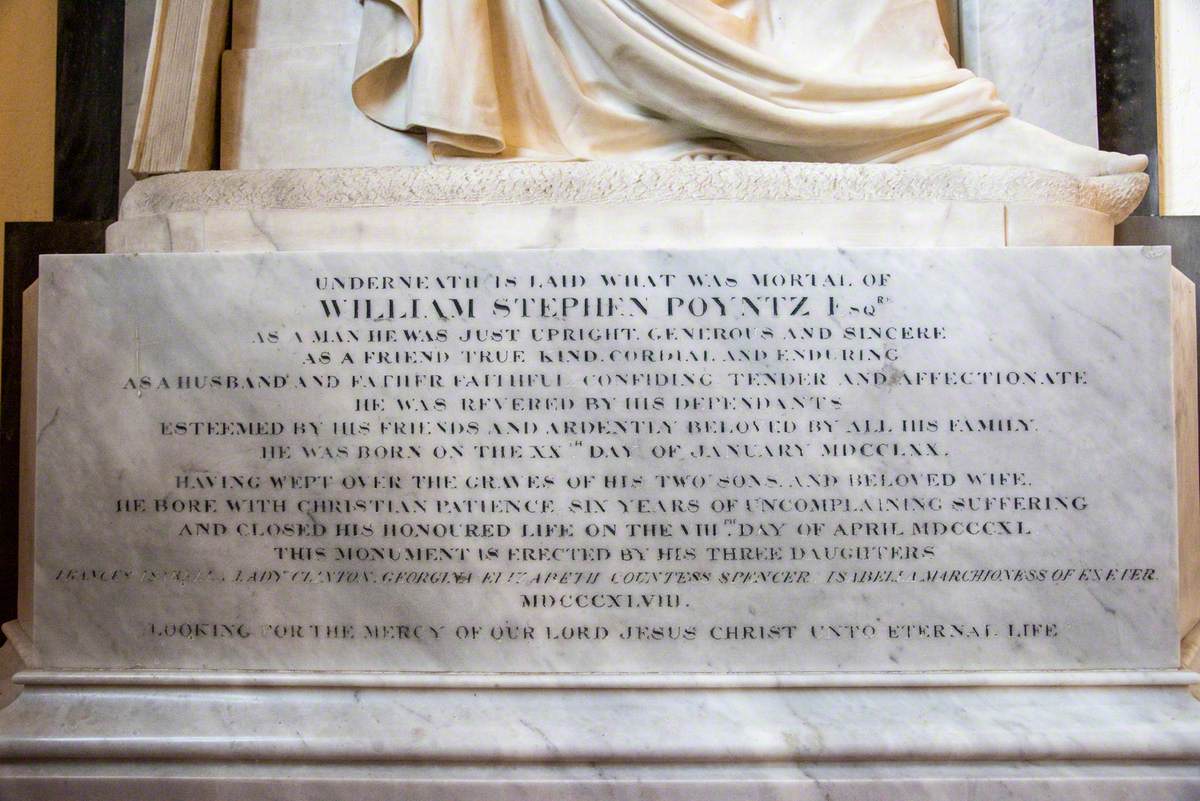 Monument to William Stephen Poyntz (1770–1840)