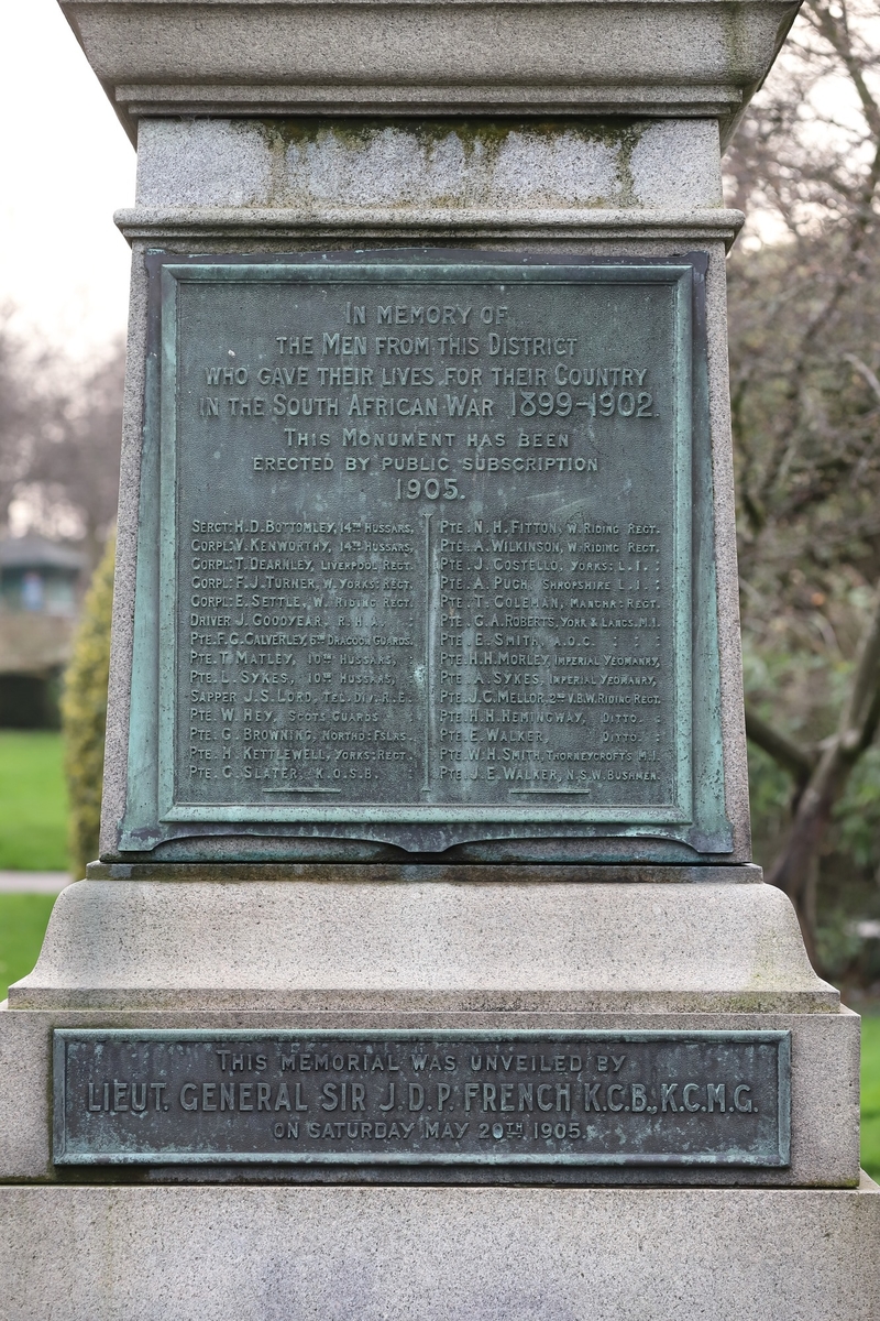 South African War Memorial