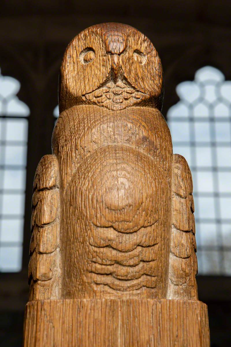 Owl Newel Post