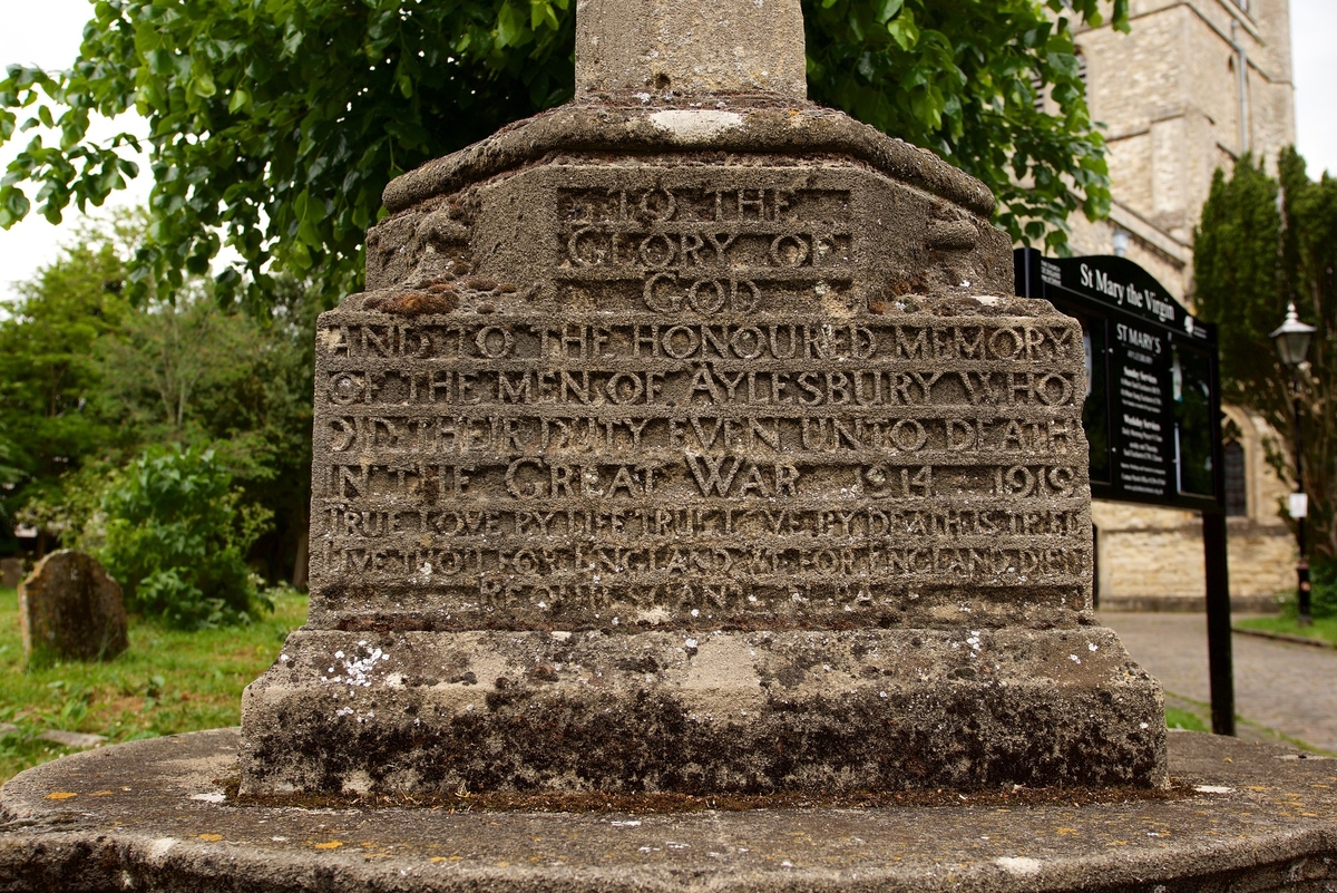 St Mary's War Memorial Cross