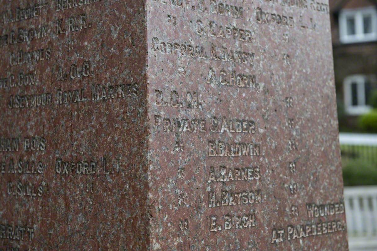 Boer War Memorial