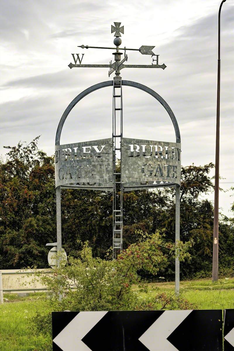 Weather Vane and Village Sign