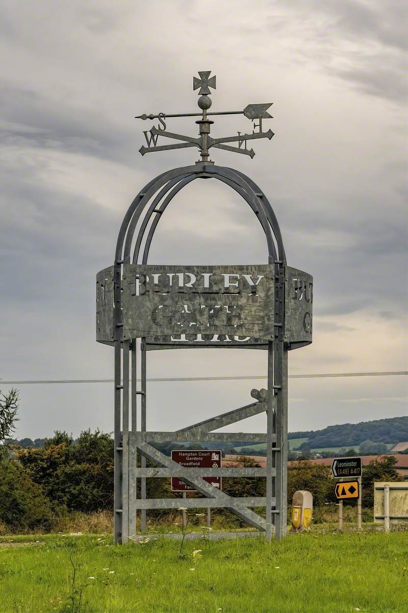 Weather Vane and Village Sign