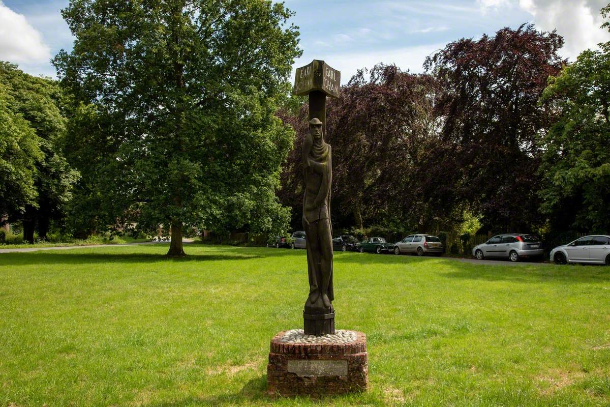 Village Sign (falconer)