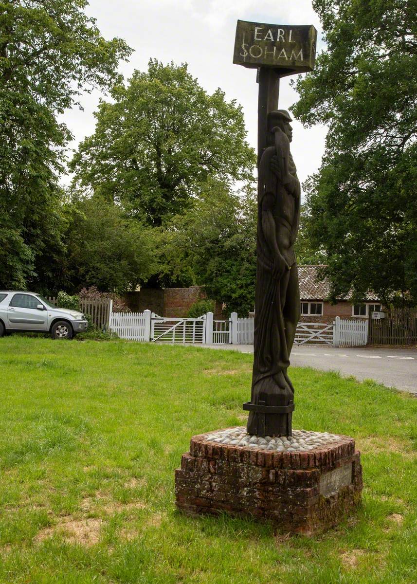 Village Sign (falconer)