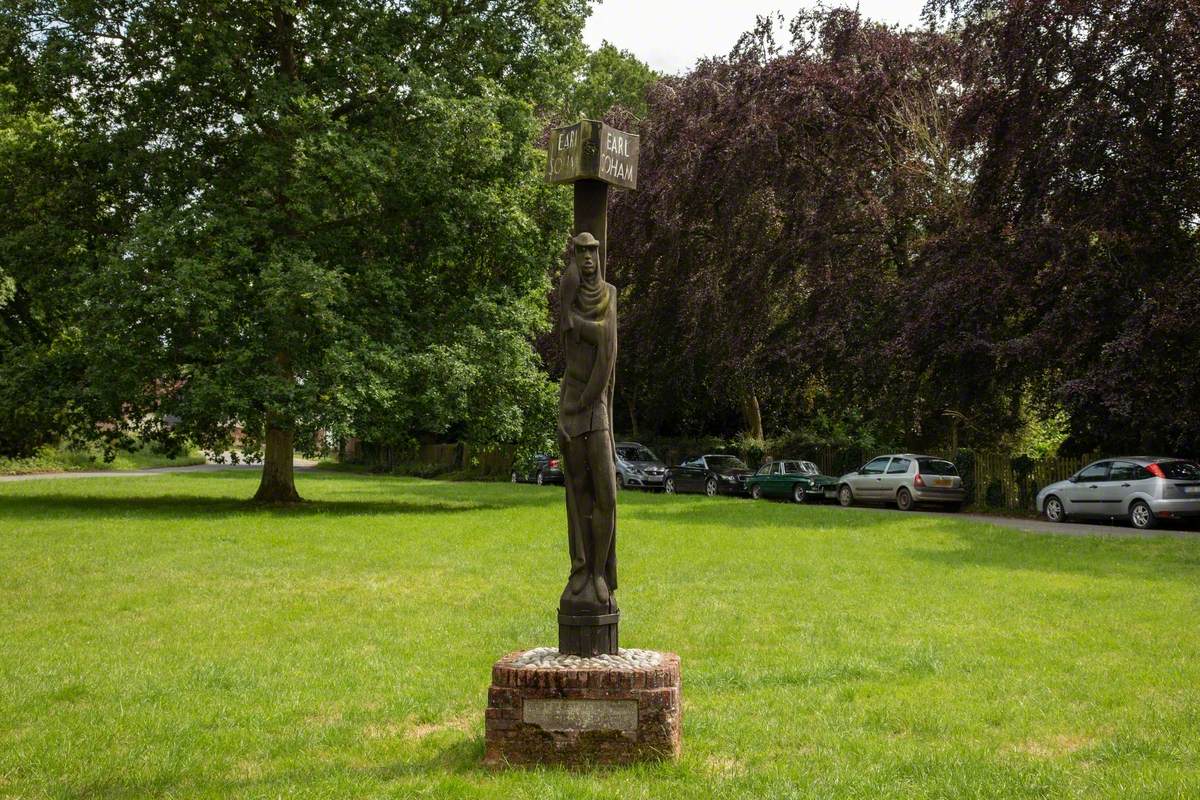 Village Sign (falconer)