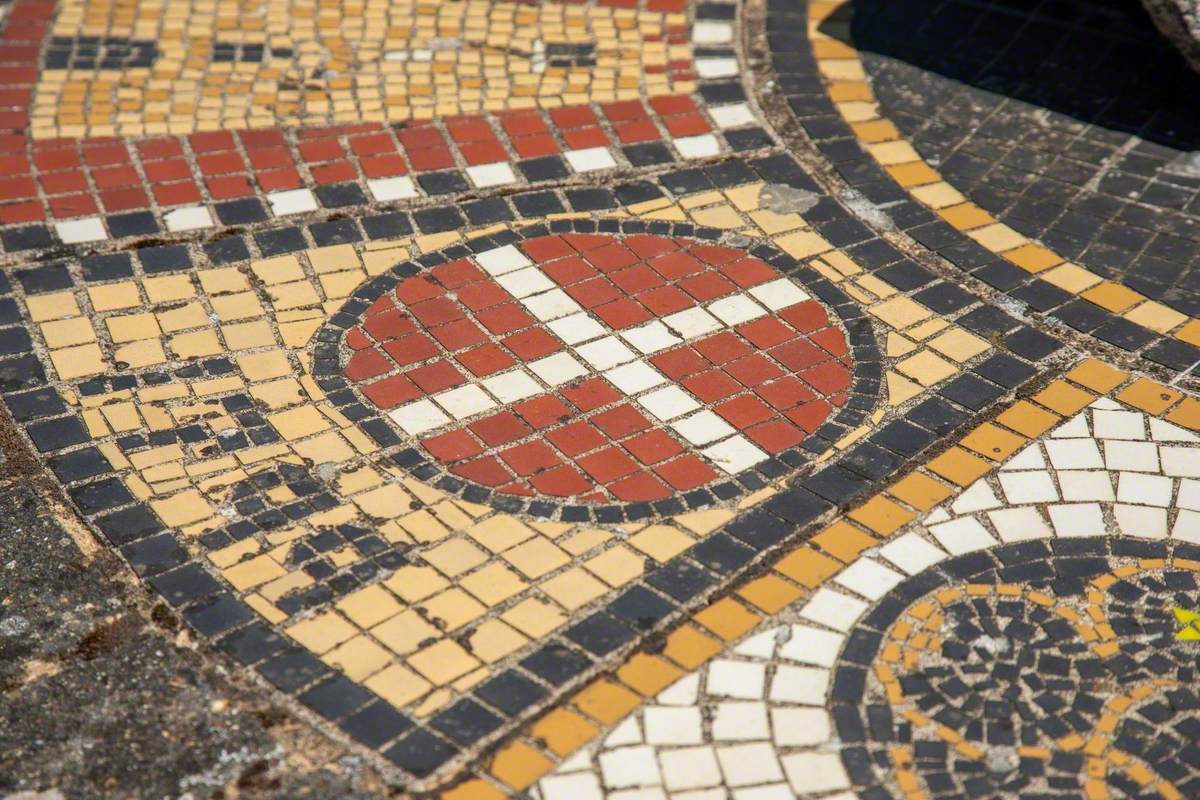 Mosaic Compass and Brick Labyrinth | Art UK
