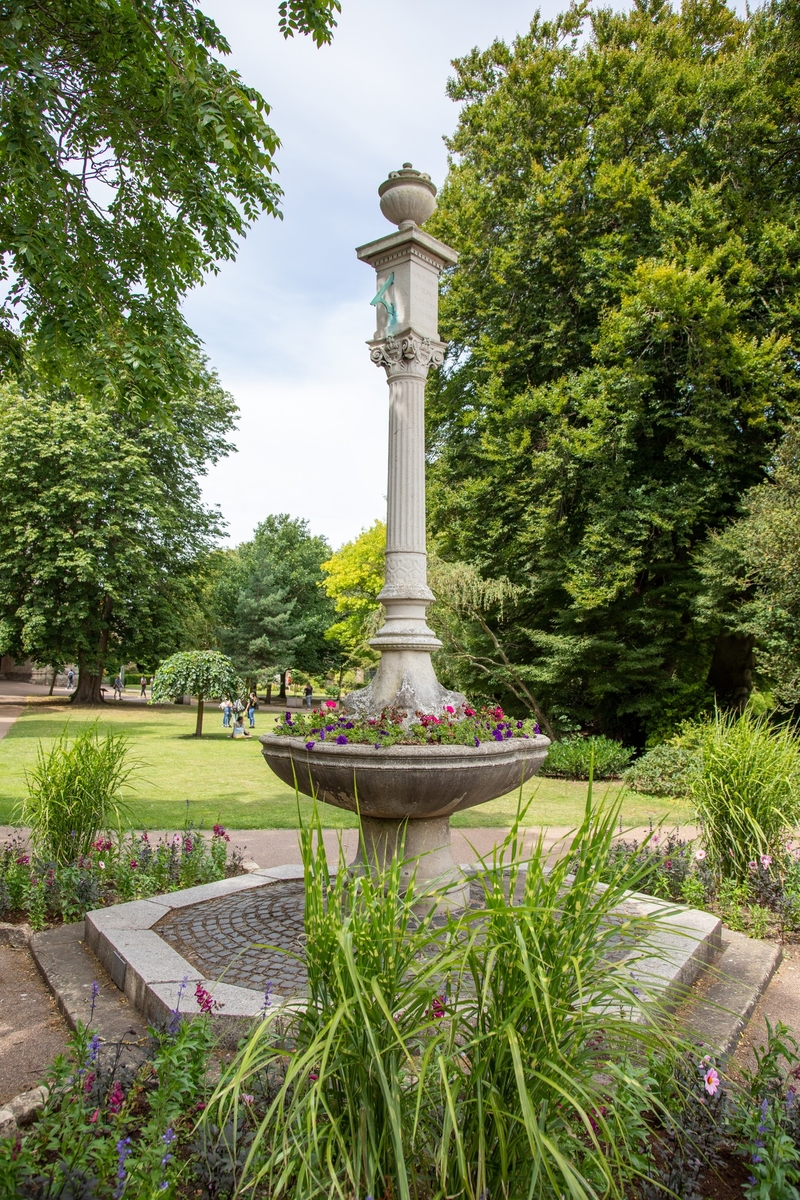 Drinking Fountain and Sundial