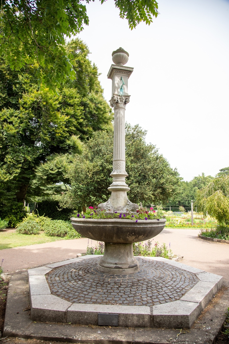 Drinking Fountain and Sundial