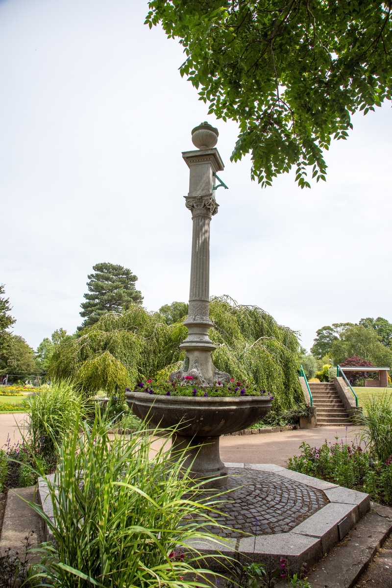 Drinking Fountain and Sundial