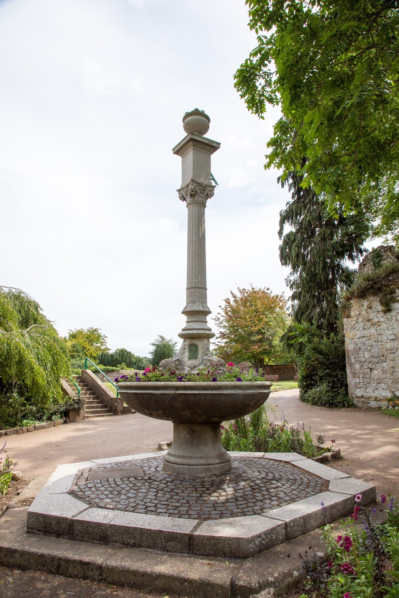 Drinking Fountain and Sundial