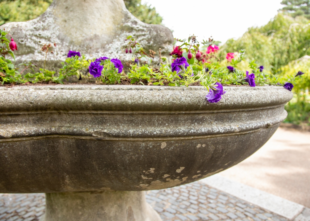 Drinking Fountain and Sundial