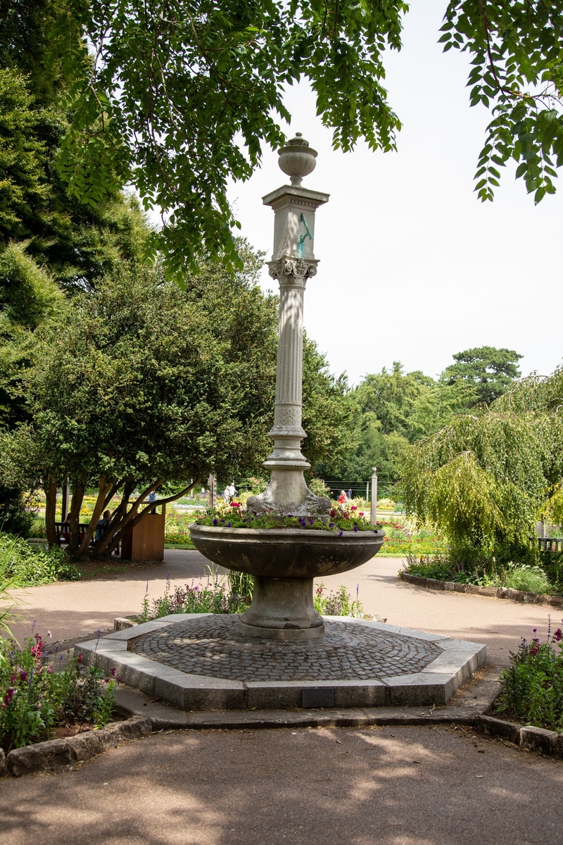 Drinking Fountain and Sundial