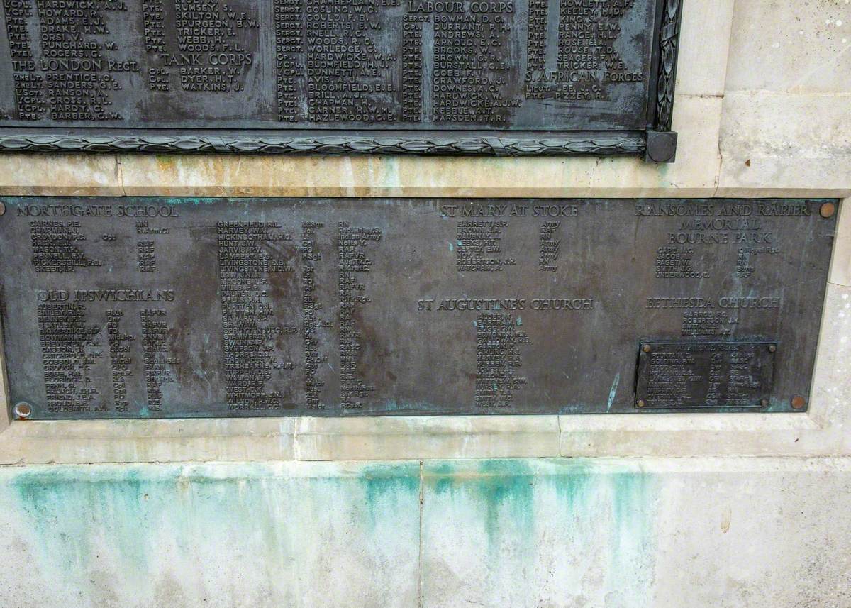 Memorial Sarcophagus Ipswich Cenotaph