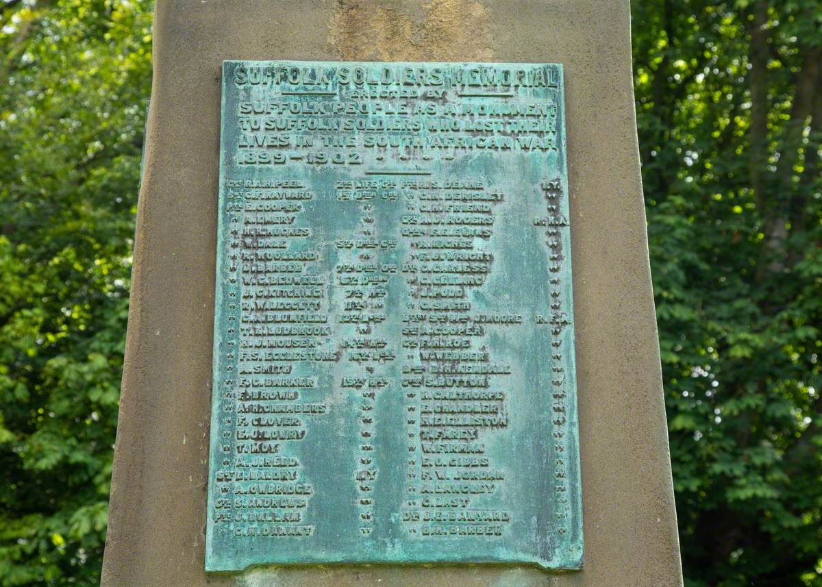 Boer War Memorial – Suffolk Regiment