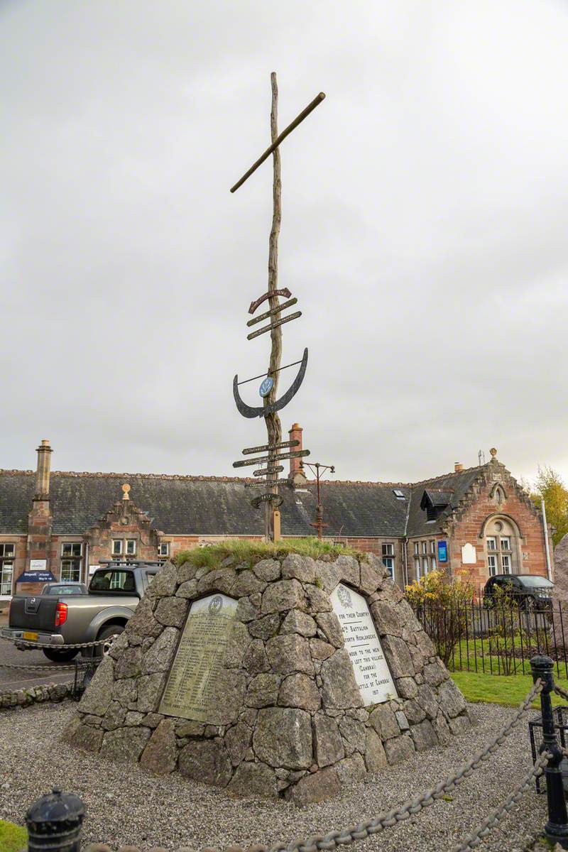 Cambrai Cross (4th Battalion Seaforth Highlanders War Memorial)