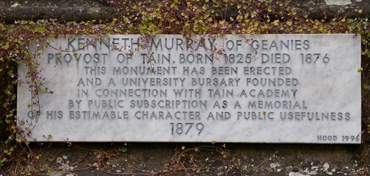 Memorial to Kenneth Murray of Geannies (1825–1876)