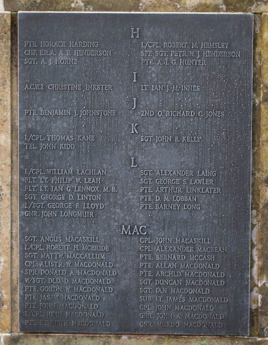 Inverness Great War Memorial