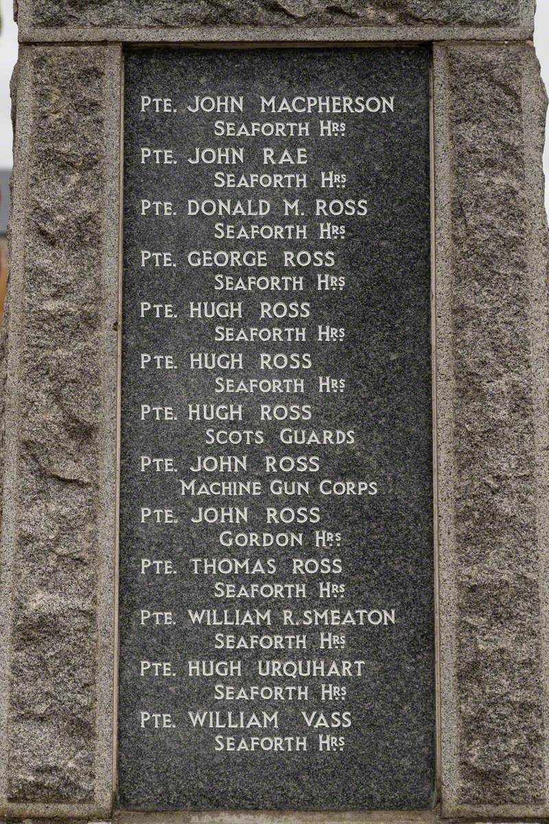 Seaforth Highlanders Memorial